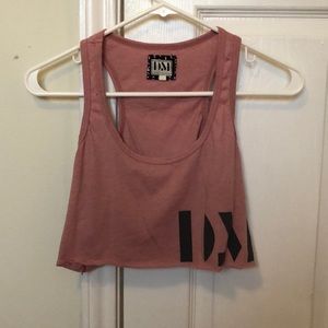 Pink dance makers crop top